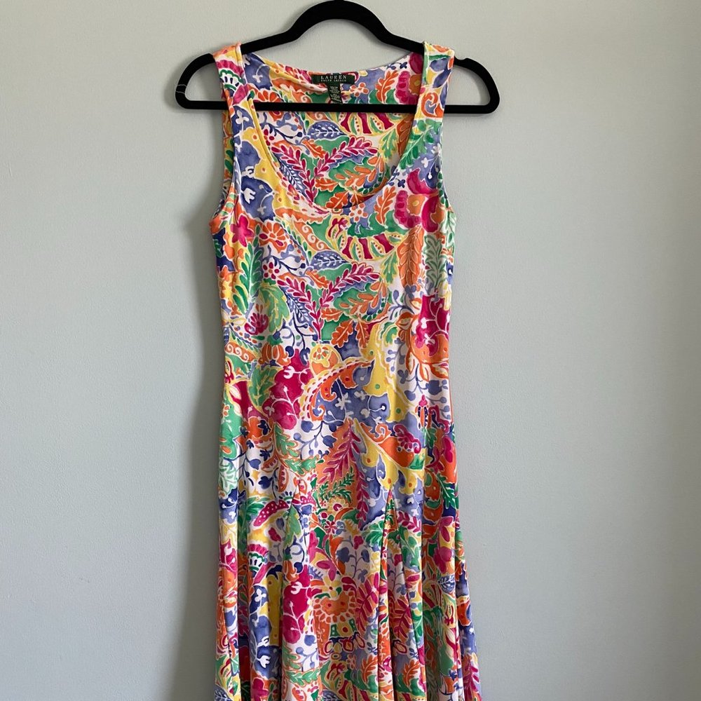 Ralph Lauren Paisley Summer Dress in XS